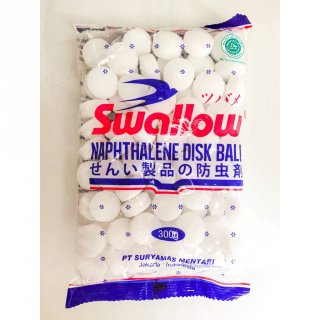 30. Kamper Pakaian Naphthalene Disk Ball Swallow Kamper Naphthalene 300, Aman untuk Semua Jenis Pakaian