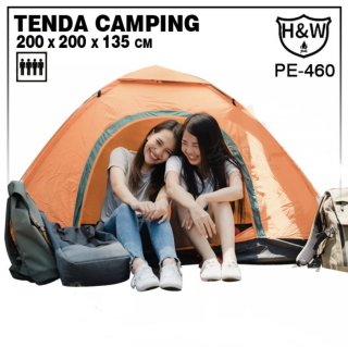 Tenda Camping Dome Kapasitas 4 - 5 Orang Kemping Gunung Camping