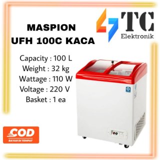 17. Maspion Chest Freezer UFH 100C