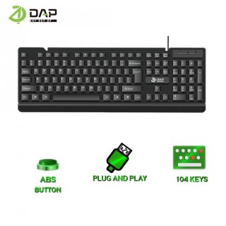 DAP Portable Mini Multimedia Keyboard D-M8171 