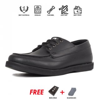 24. ARF Morris Black Sepatu Formal Pria yang Bisa Menemani Kerja