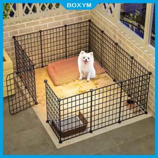 DIY Pagar Besi Hewan Kandang Pagar Anjing/ Kucing/ Kelinci Pet Cage