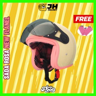 Helm Bogo Sada Rosa New Flanel