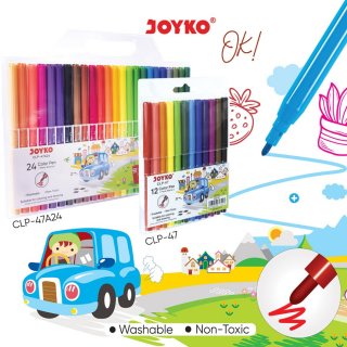 14. Color Brush Pen Pena Kuas Warna Joyko CLP-47