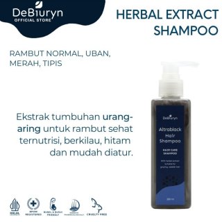 DeBiuryn AltraBlack Hair Care Shampoo Penghitam Rambut