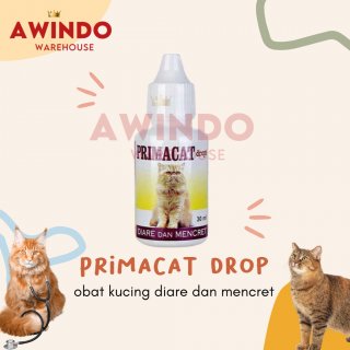 PRIMACAT DROP - Obat Kucing Anti Diare Mencret Cat Kitten PRIMA CAT