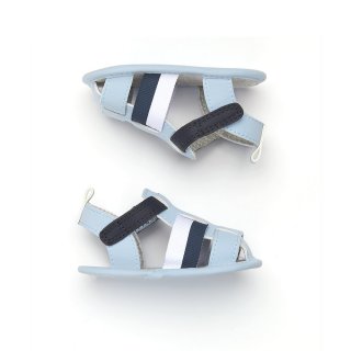 4. Mothercare Blue Colour-Block Baby Sandals Cocok untuk Belajar Berjalan