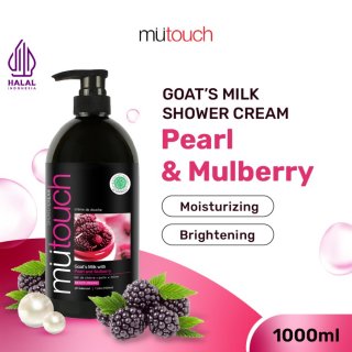 MuTouch Goats Milk Shower Cream Pearl and Mulberry 1000ML