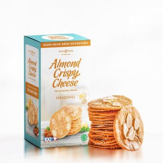 27. PunPun Almond Crispy Cheese Original, Renyah dan Gurih