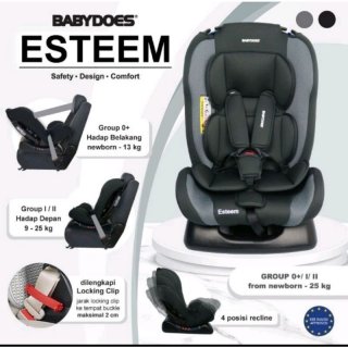 Carseat Babydoes Driver | Kursi Mobil | Car Seat Baby does Driver - Grey Esteem