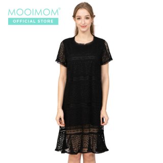 MOOIMOM Lace Nursing Dress