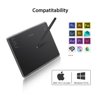 7. Huion H430P Drawing Pad Pen Tablet, Ukuran Bervariasi
