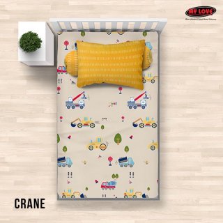 All New My Love Sprei Single Full Fitted Crane