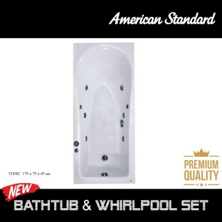 American Standard bathtub Tonic spa whirlpool jacuzzi set 170 cm Acrylic