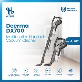 23. Deerma Vacuum Cleaner 2-in-1 Penyedot Debu DX700 / DX700S - Dx700 White  Agar Rumahnya Bebas dari Debu
