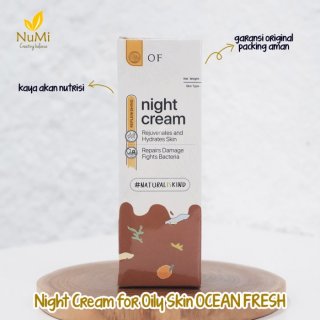 Night Cream Oily Skin Natural Protection - Ocean Fresh