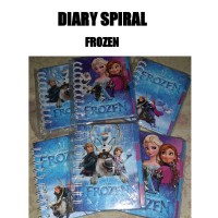 Buku Diary Spiral Frozen 