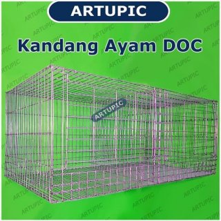 Artupic Kandang Ayam DOC Pullet Kawat Galvanise