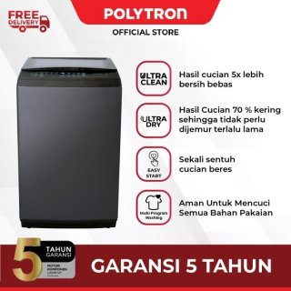 POLYTRON Mesin Cuci 1 Tabung 9 KG PAW 9029Y