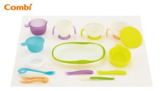 信頼のメーカーを選ぶなら、コンビの食器セット♪