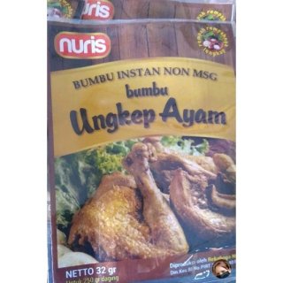 Nuris Food Bumbu Instan Ayam Ungkep Non Msg 30 Gram Halal Mui