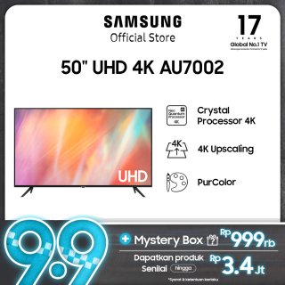 Samsung Smart TV 50 inch UHD 4K AU7002 dengan PurColor - UA50AU7002KXXD