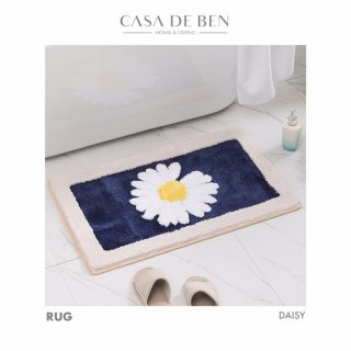 Daisy Rug / Nordic Aesthetic Estetik Korean Keset Kaki Bunga Doormat
