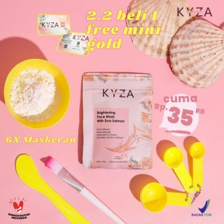 16. KYZA Brightening Face Mask Dna Salmon 