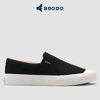 BRODO - Sneakers Vantage V.2 Slip On Black WS