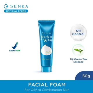 9. Senka Perfect Whip Fresh Anti Shine Facial Foam