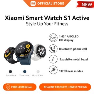 22. Xiaomi Smart Watch S1 Active, dengan 3 Pilihan Warna