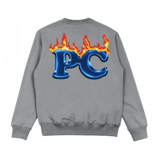 10. Public Culture - Flamed Sweater - Misty Grey