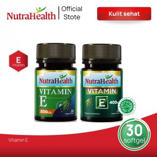 Natural Vitamin E NutraHealth supelemen kesehatan kulit isi 30 softgel