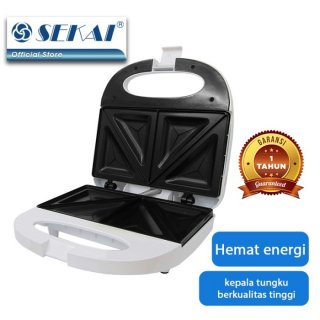 SEKAI Pemanggang Roti Toaster Sandwich Waffle / Roti Panggang - TS 891