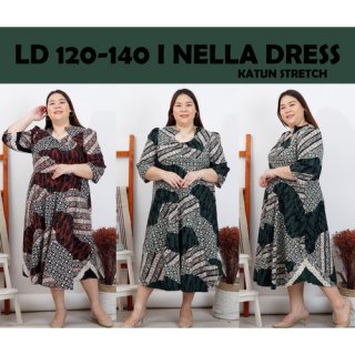 14. Nella Dress Batik Jumbo, Gunakan Batik pada Keseharian Anda