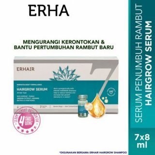 Erhair Hairgrow Serum 7x8ml Serum Penumbuh Rambut Erha