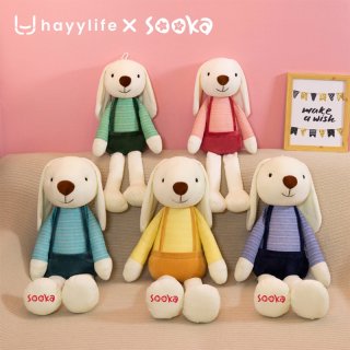 21. HAYYLIFE X SOOKA Candy Bunny Plush Doll, Lembut dan Nyaman Dipeluk