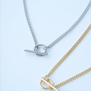 Dear Me Olivia Necklace Titanium with 18K Gold Plating