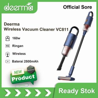 Deerma VC811 Cordless Vacuum Cleaner Portable Handheld Penyedot Debu