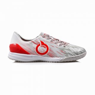 Ortuseight Sepatu Futsal Catalyst Legion Unity IN Silver Ortred White