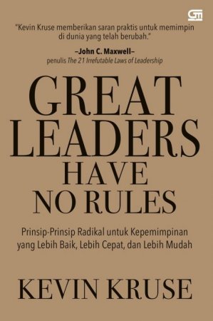 Buku Great Leaders Have No Rules