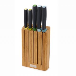 Joseph Joseph 5Piece Elevate Knife with Bamboo Block