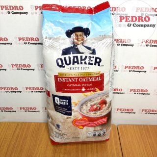 Quaker - Instant oatmeal/ sarapan sereal gandum instan (800 gr) merah