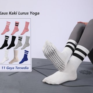 WIZI Kaos Kaki Olahraga Yoga Socks Ballet Pilates Anti Slip 