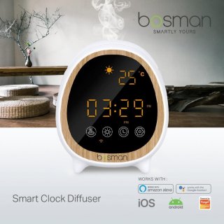 28. Bosman Smart Clock Diffuser - Aroma Terapi Agar Rumahnya Semakin Nyaman