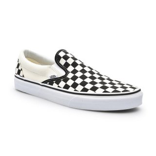 Vans Classic Slip On Black & White Checkerboard