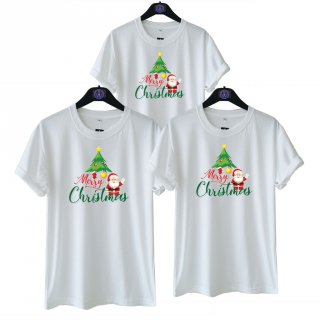 10. Ms Kaos Natal Merry Christmas / Santa 4 C, Bisa Dipakai Bersantai