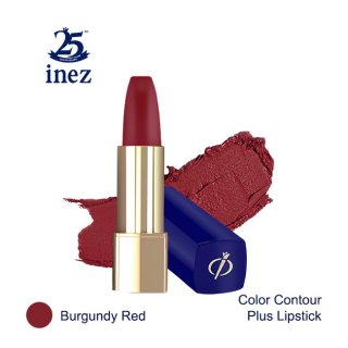 Inez Color Contour Plus Lipstick - Burgundy Red