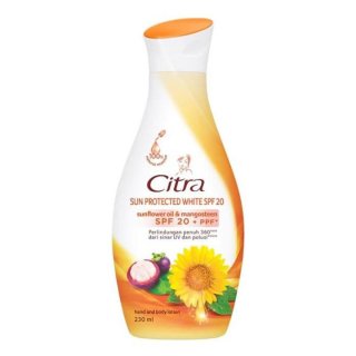 Citra Hand & Body Lotion Sun Protected Glow SPF 20 210ml