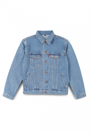3. Lea Jeans-Lea Basic Light Indigo Denim Jacket